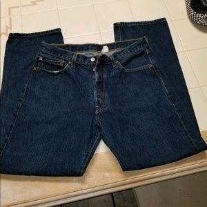 Levi button up fly jeans